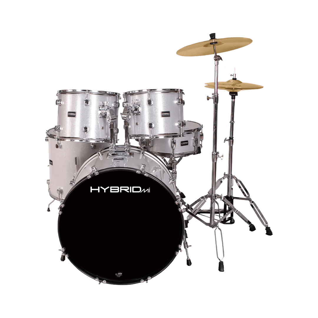 Hybrid MI HD5 – Lazer Silver Drum Kit
