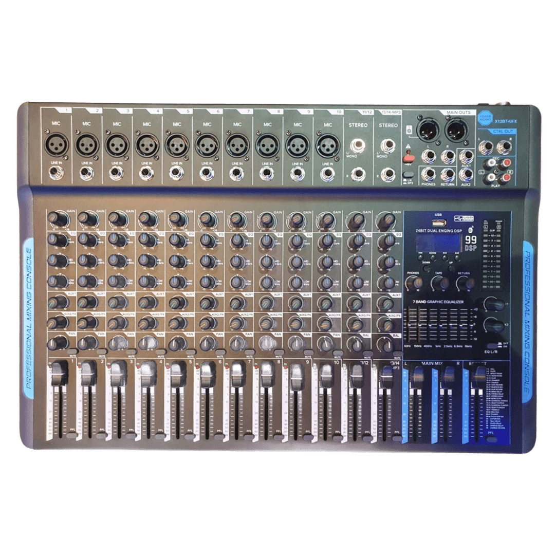 PowerWorks X12BT-UFX 12-Channel Mixer with DSP