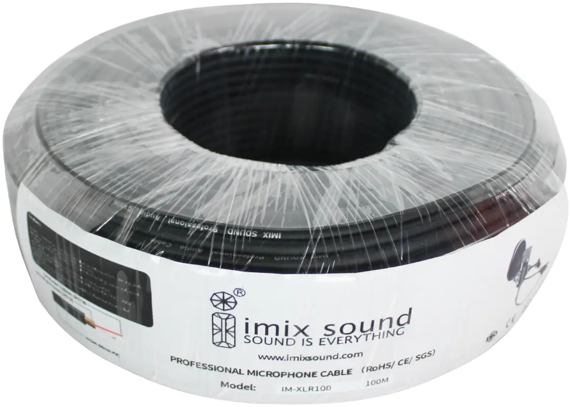 IM-XLR100 XLR Microphone Cable - 100 Meter (NO Plugs)