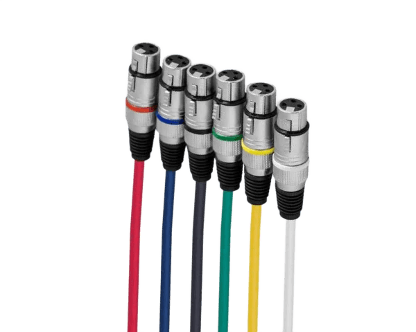 XLR To XLR 6 Pack 2 Core