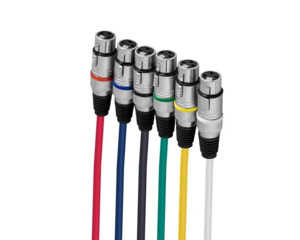 XLR To XLR 6 Pack 2 Core