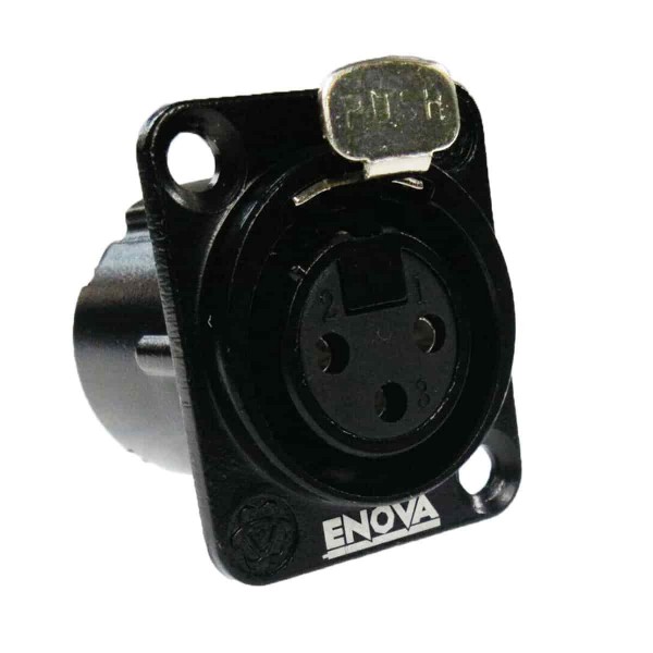 XL13FB – XLR Female Chassis connector