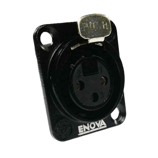 XL13FB – XLR Female Chassis connector