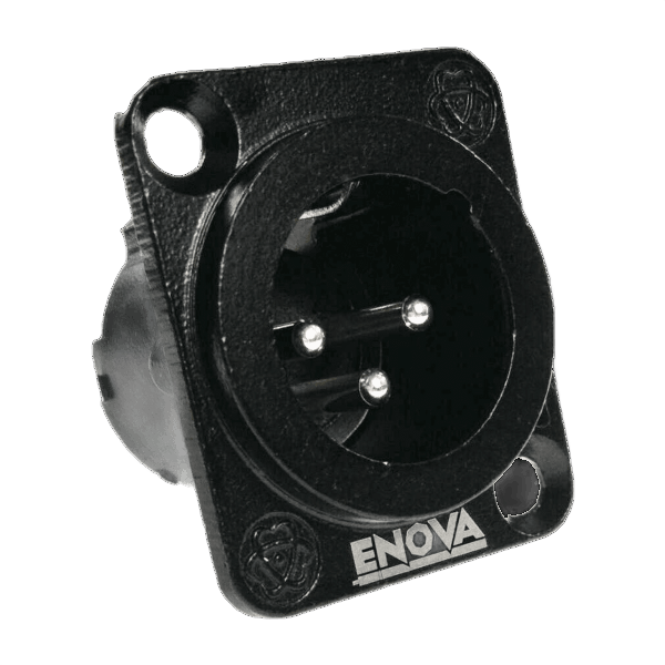 XL13MB – XLR Male Chassis connector