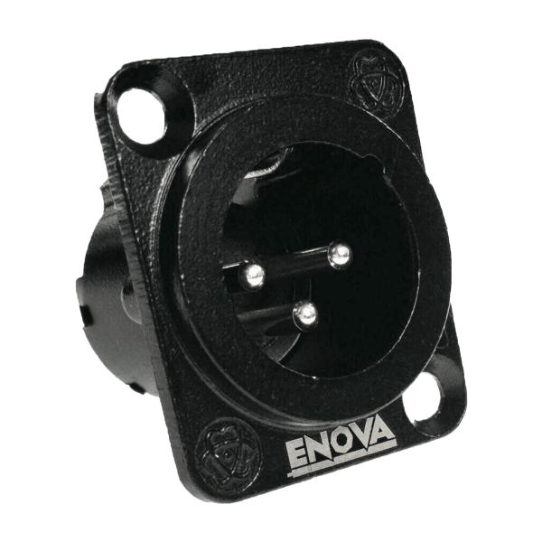 XL13MB – XLR Male Chassis connector