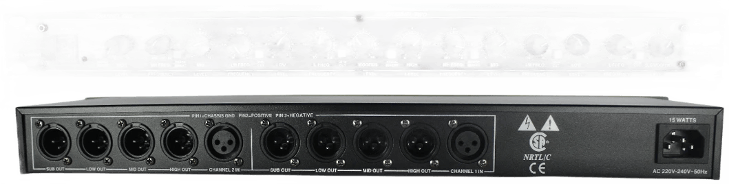 XO-204 3-WAY Professional Audio Crossover